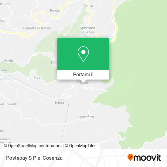 Mappa Postepay S P a