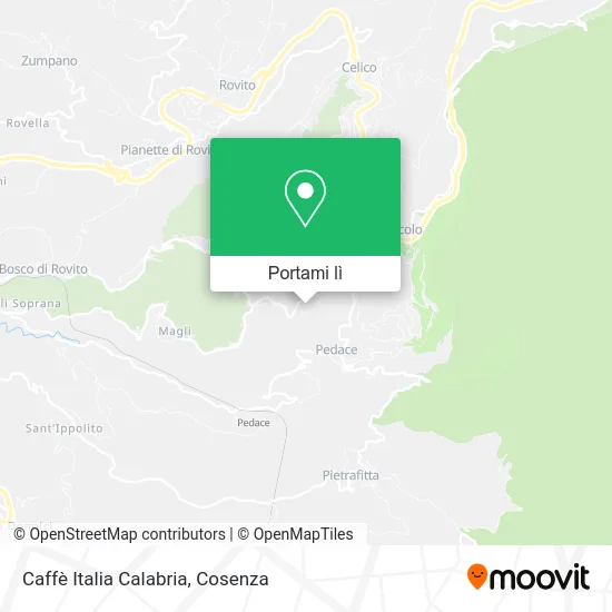 Mappa Caffè Italia Calabria