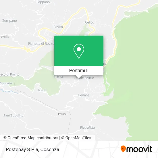 Mappa Postepay S P a