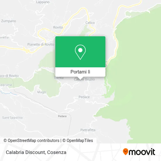 Mappa Calabria Discount