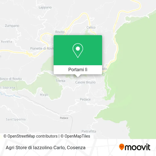 Mappa Agri Store di Iazzolino Carlo
