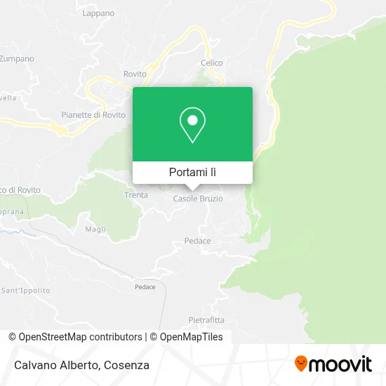 Mappa Calvano Alberto