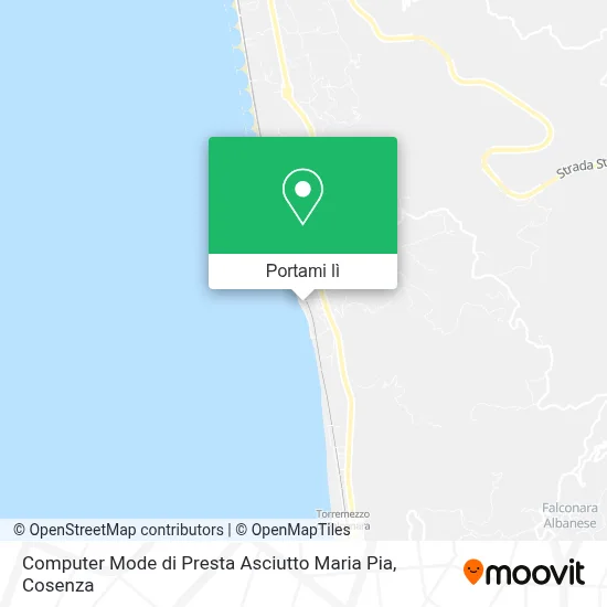 Mappa Computer Mode di Presta Asciutto Maria Pia