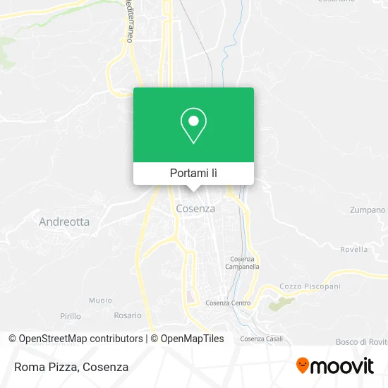 Mappa Roma Pizza