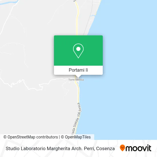 Mappa Studio Laboratorio Margherita Arch. Perri