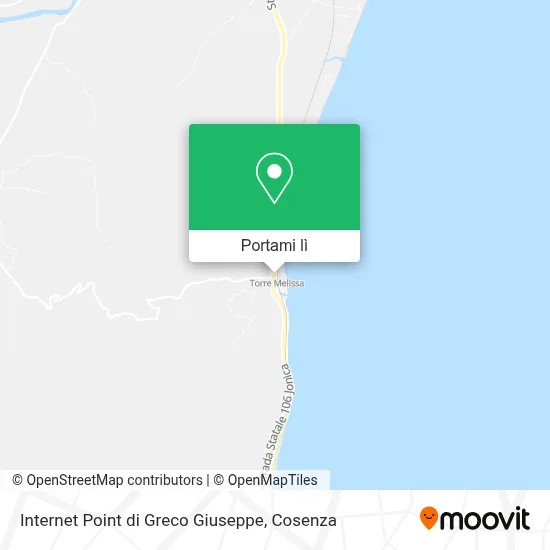 Mappa Internet Point di Greco Giuseppe