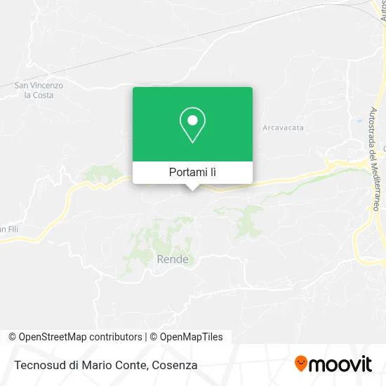 Mappa Tecnosud di Mario Conte