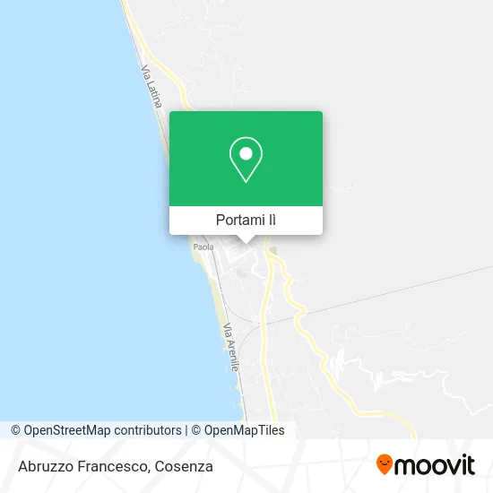 Mappa Abruzzo Francesco