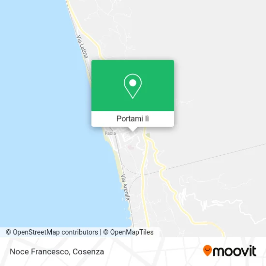 Mappa Noce Francesco