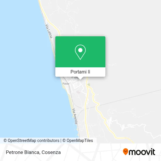 Mappa Petrone Bianca