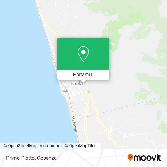 Mappa Primo Piatto