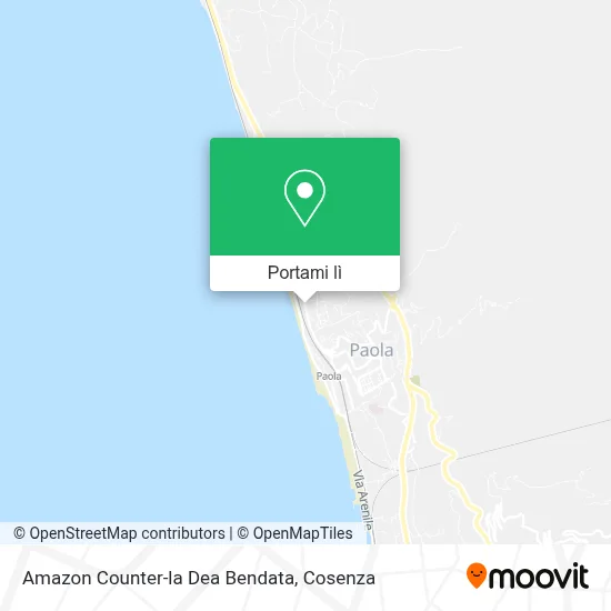 Mappa Amazon Counter-la Dea Bendata