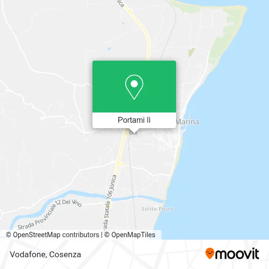 Mappa Vodafone
