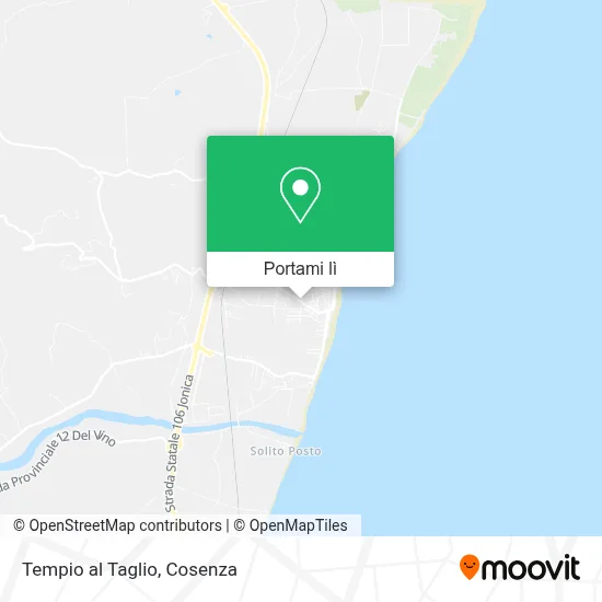 Mappa Tempio al Taglio