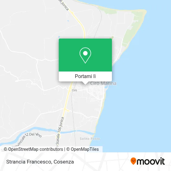 Mappa Strancia Francesco