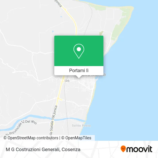 Mappa M G Costruzioni Generali