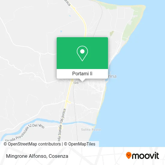 Mappa Mingrone Alfonso