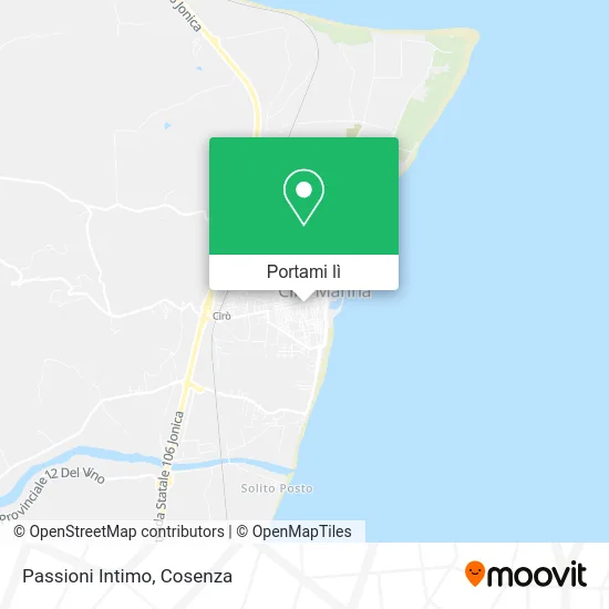 Mappa Passioni Intimo