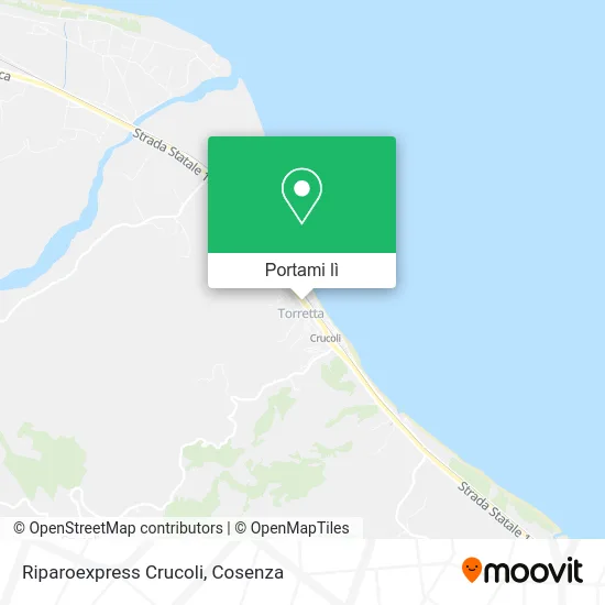 Mappa Riparoexpress Crucoli