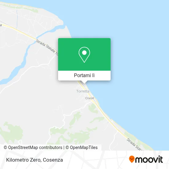 Mappa Kilometro Zero