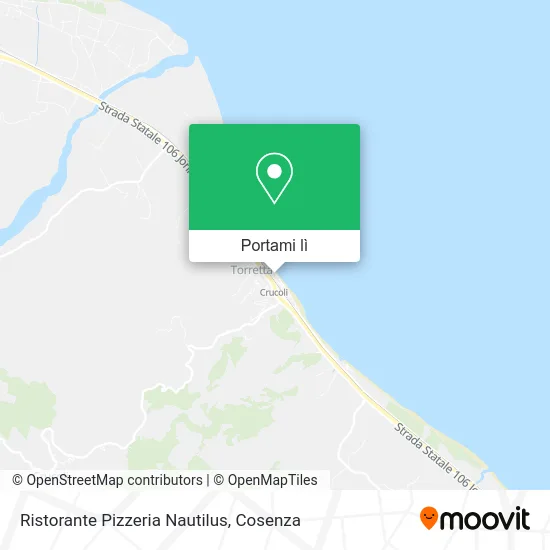 Mappa Ristorante Pizzeria Nautilus