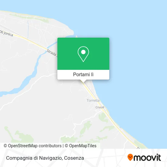 Mappa Compagnia di Navigazio