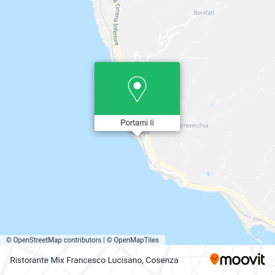 Mappa Ristorante Mix Francesco Lucisano