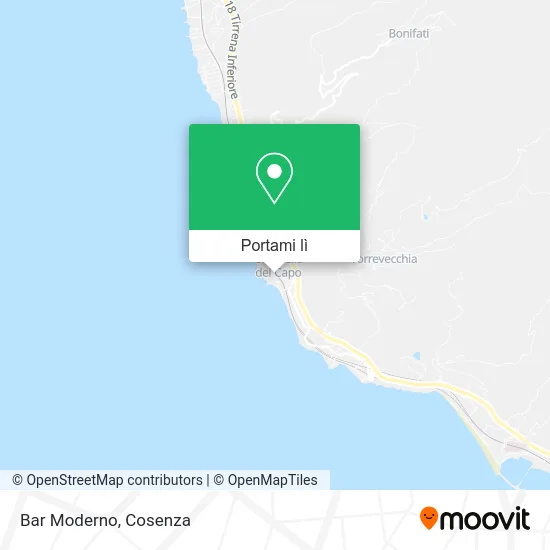 Mappa Bar Moderno