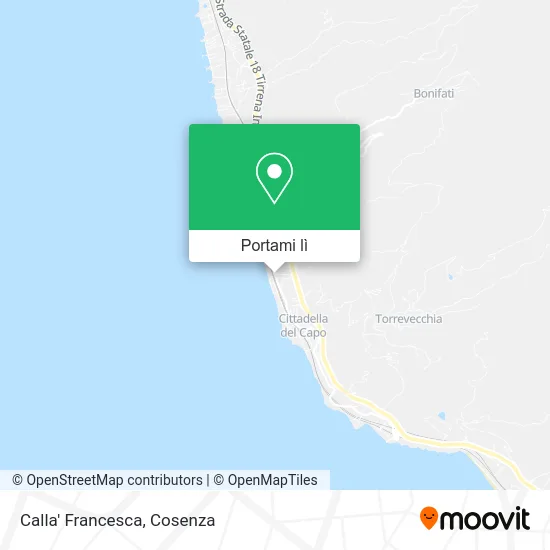 Mappa Calla' Francesca