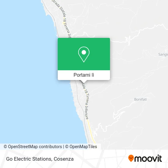 Mappa Go Electric Stations