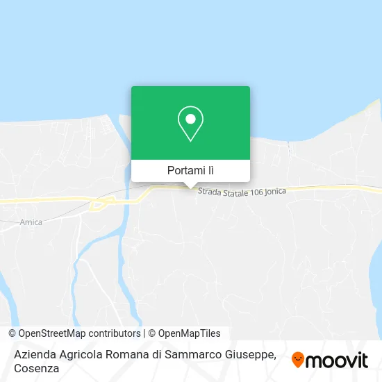 Mappa Azienda Agricola Romana di Sammarco Giuseppe