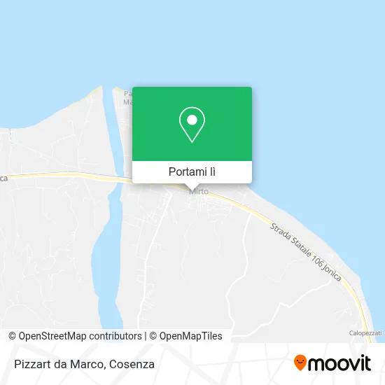 Mappa Pizzart da Marco