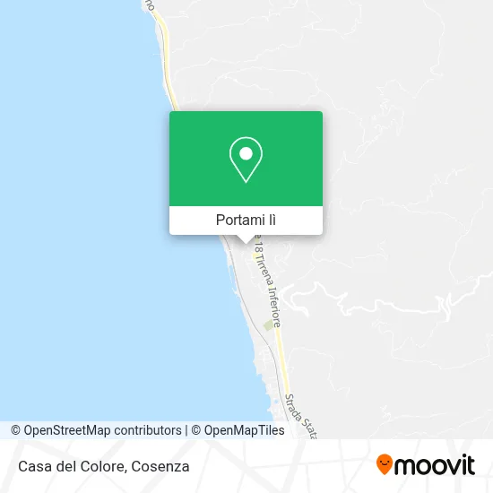 Mappa Casa del Colore