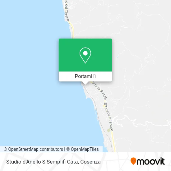 Mappa Studio d'Anello S Semplifi Cata