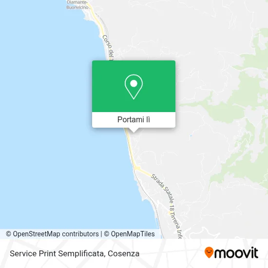Mappa Service Print Semplificata