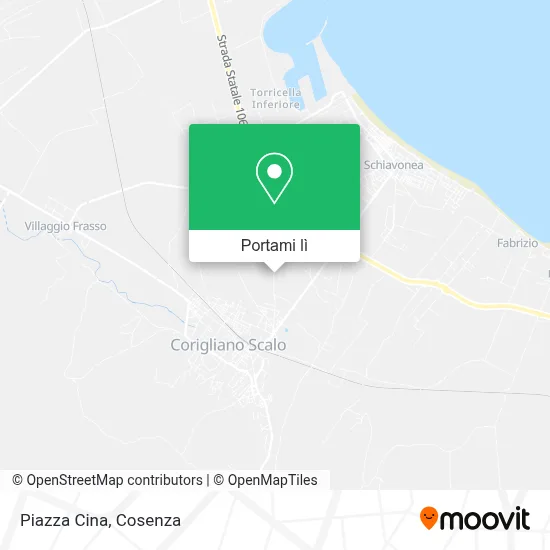 Mappa Piazza Cina