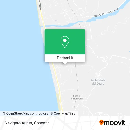 Mappa Nevigato Aunta