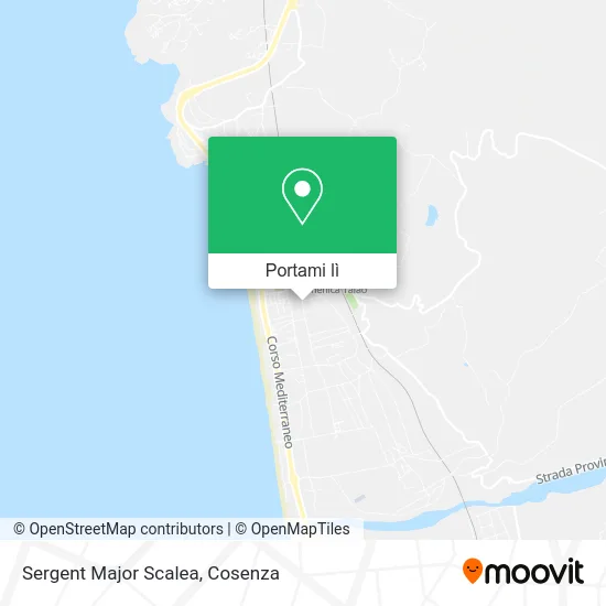 Mappa Sergent Major Scalea