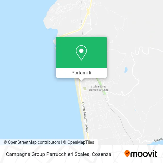 Mappa Campagna Group Parrucchieri Scalea