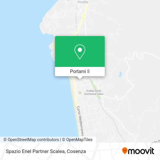 Mappa Spazio Enel Partner Scalea