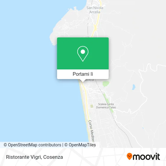 Mappa Ristorante Vigrì