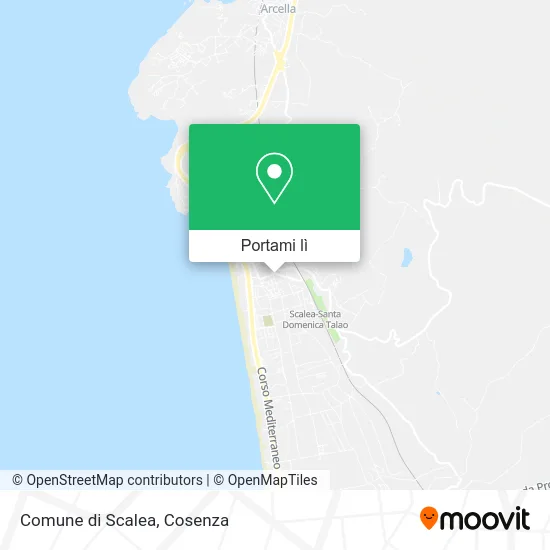 Mappa Comune di Scalea