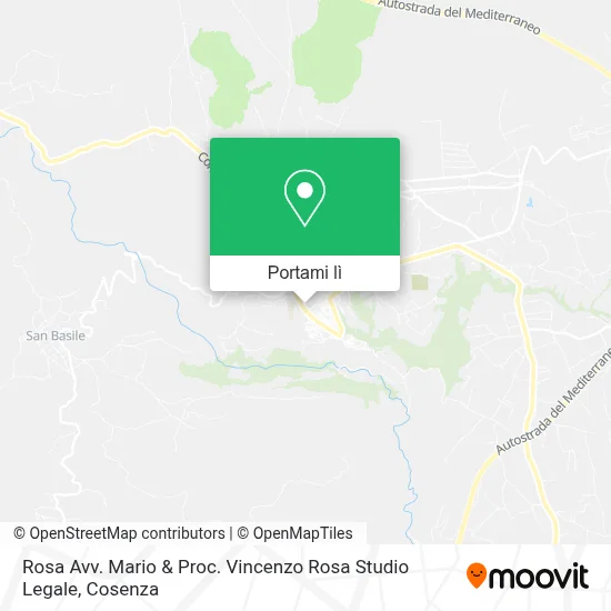 Mappa Rosa Avv. Mario & Proc. Vincenzo Rosa Studio Legale