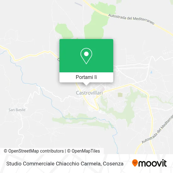 Mappa Studio Commerciale Chiacchio Carmela