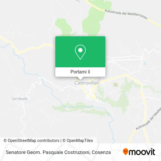 Mappa Senatore Geom. Pasquale Costruzioni