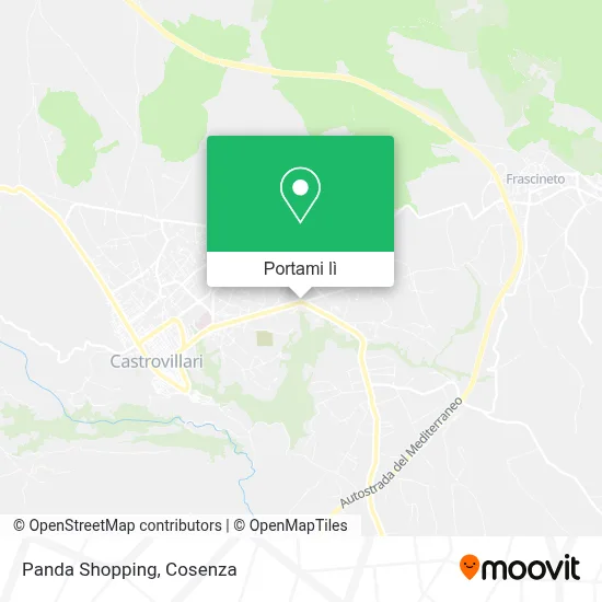 Mappa Panda Shopping