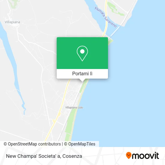 Mappa New Champa' Societa' a