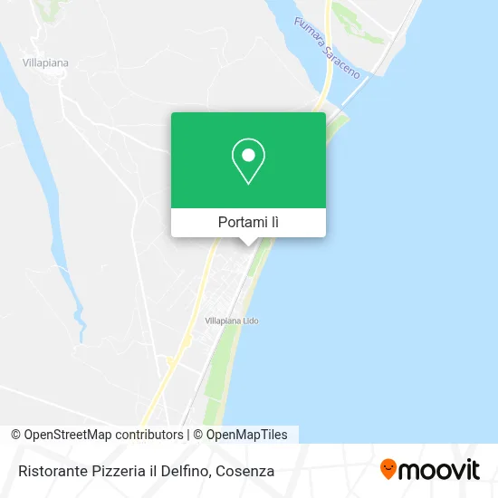 Mappa Ristorante Pizzeria il Delfino