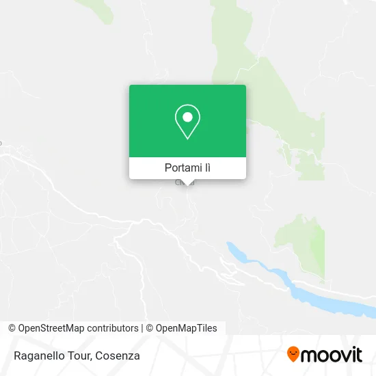Mappa Raganello Tour