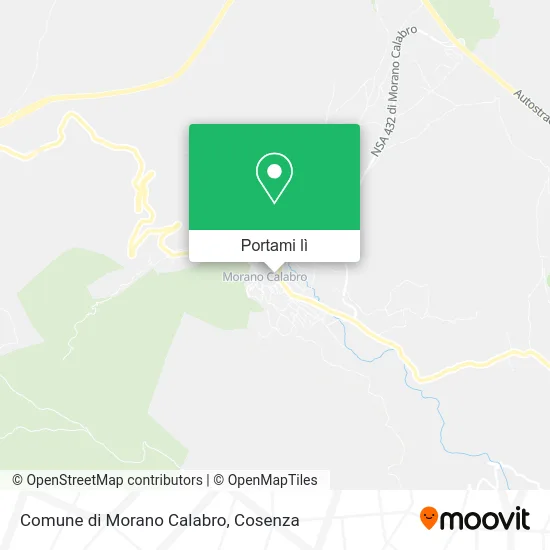 Mappa Comune di Morano Calabro
